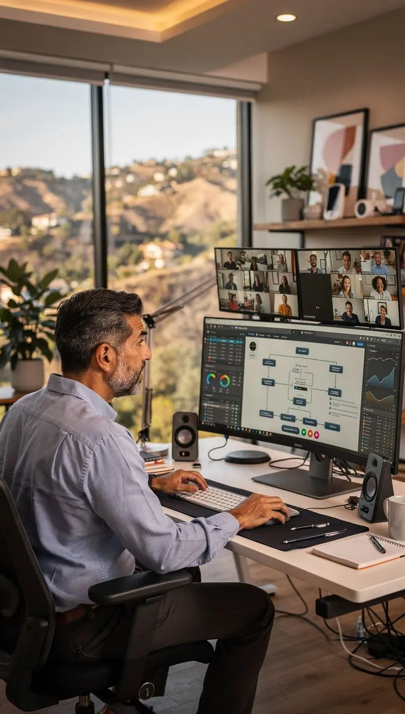 Automated garden system adjusting watering schedule based on weather data for sustainable care